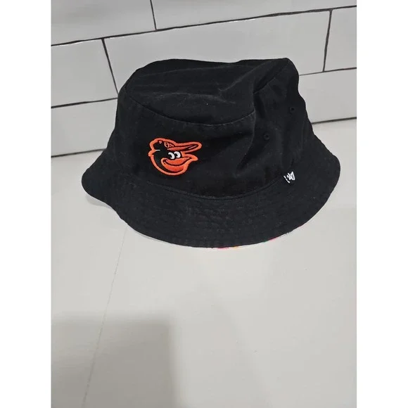Baltimore Orioles Boonie Bucket Hat '47 Brand OSFM Breathable - Used