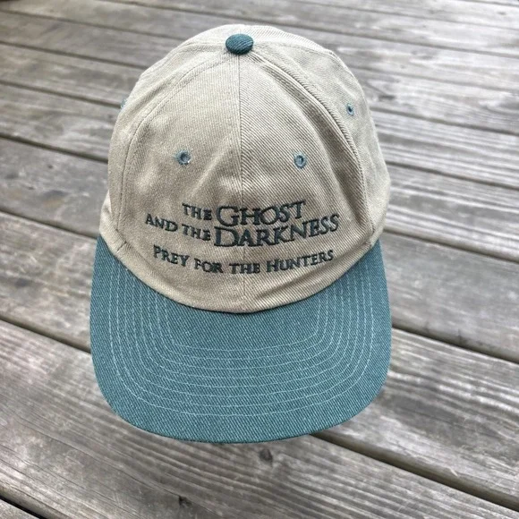 Vintage The Ghost And The Darkness Hat 1996 Paramount Val Kilmer Prey For Hunter