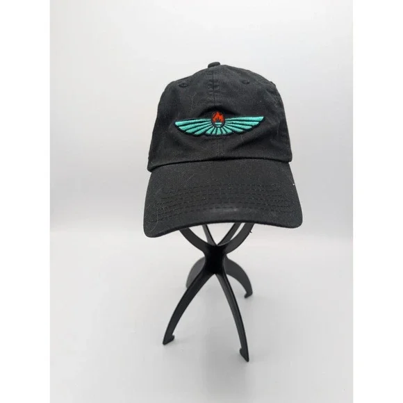 Unitus Black & Blue Embroidered‎ Baseball Dad Cap Hat Adjustable Back Cotton