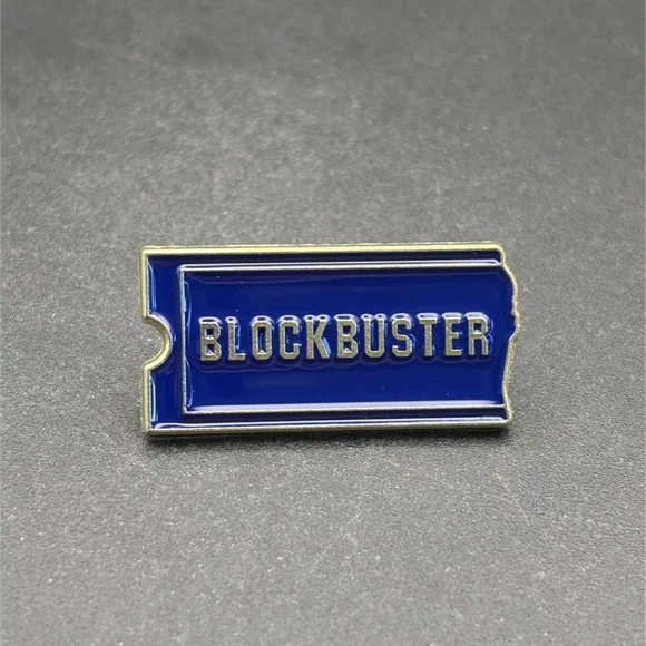 Blockbuster Home Video Rental‎ Store Lapel Hat Pin