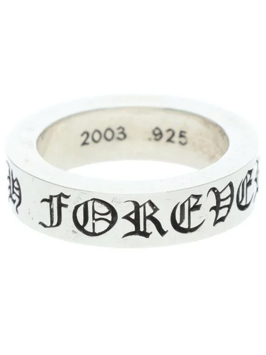 Chrome Hearts Spacer Forever Silver Ring