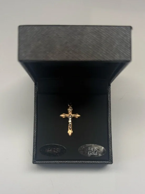 Macy's 14K Gold Crucifix Pendant - Gold
