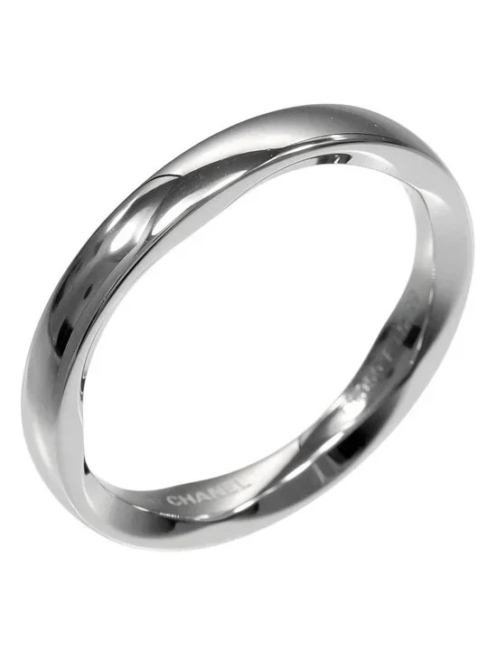 Chanel Camellia Marriage Platinum Ring