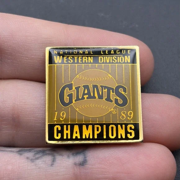 MLB Baseball San Francisco Giants‎ 1989 Western Division Champions Lapel Hat Pin