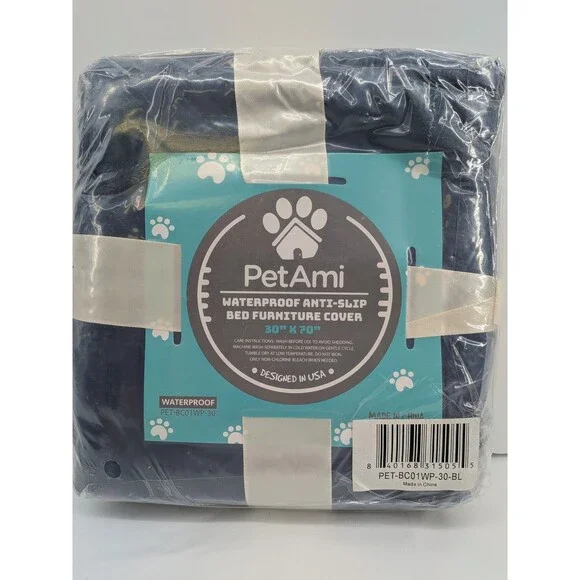 PetAmi Waterproof Anti-Slip Dog Bed Furniture Cover 30x70 Inch Couch Protector