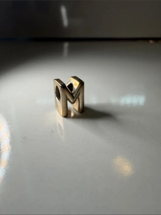 pandora M charm