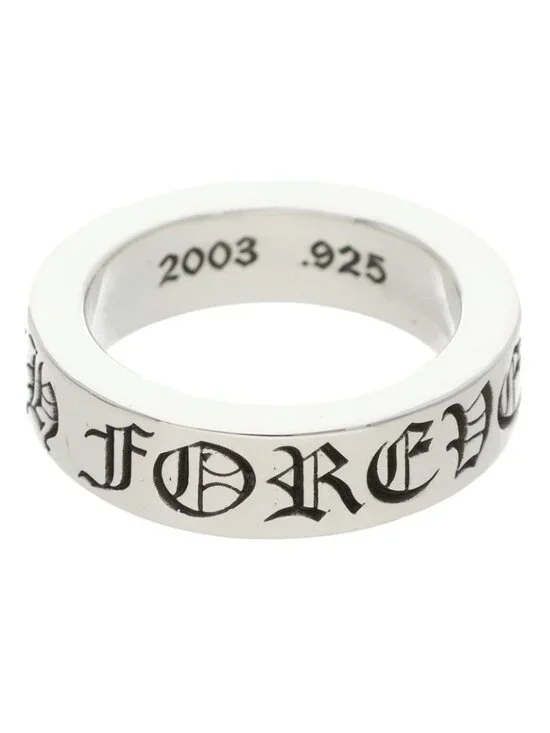 Chrome Hearts Spacer Forever Silver Ring