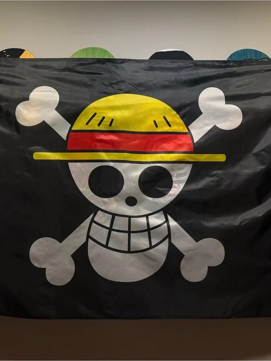 One Piece Straw Hat Skull Flag/Banner 3x5ft