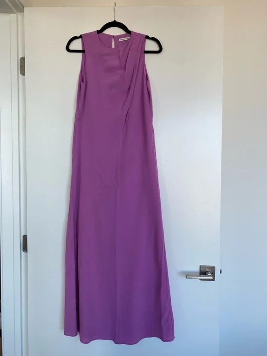 Pink Column Maxi Dress