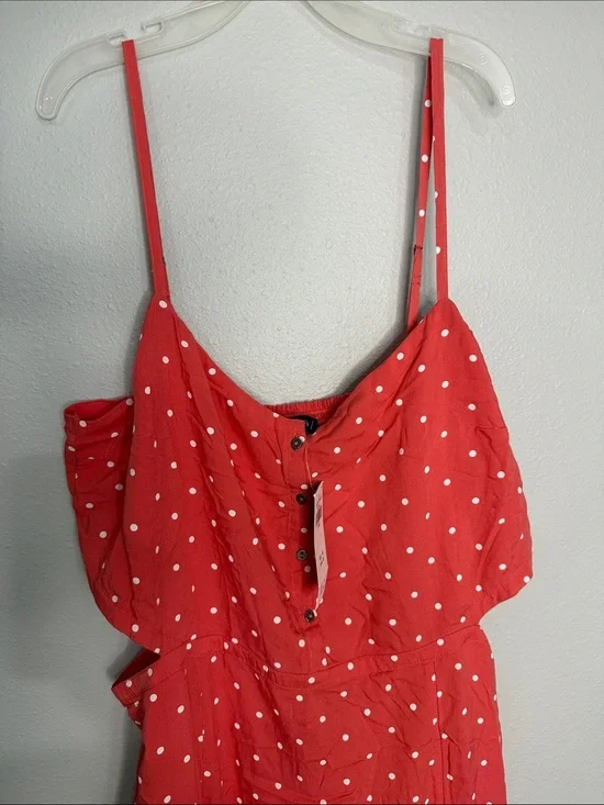 NWT Abercrombie maxi dress Coral Large