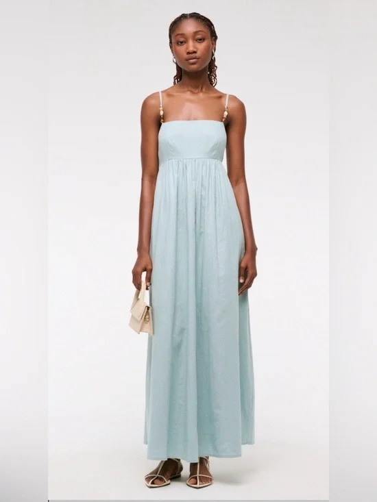 Abercrombie & Fitch Light Blue Maxi Dress