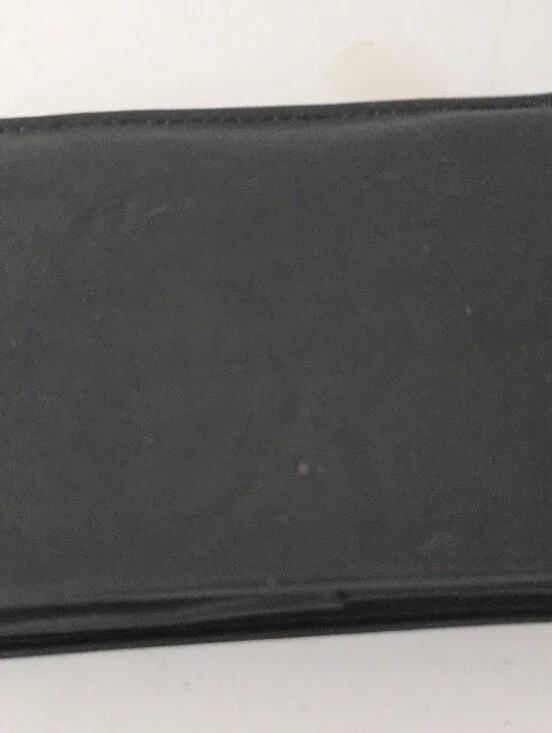 Prince Gardner black leather wallet in a sleek minimalist style Mens