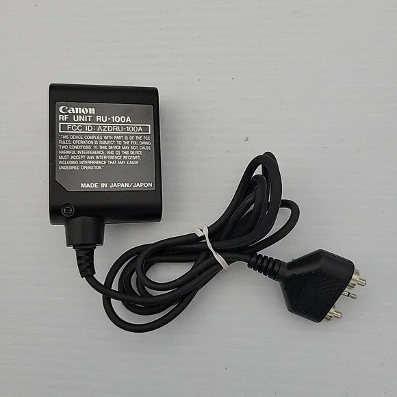 Genuine Canon RU-100A RF Unit Camcorder to TV Adapter OEM‎