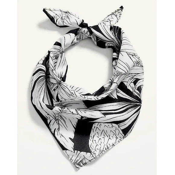 3/$15 🌸 Old Navy Dog Bandana Tropical Palm Leaf Pineapple Print