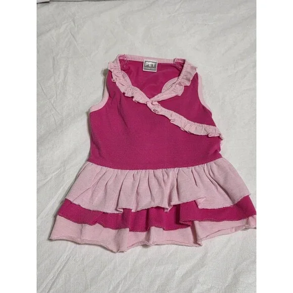 Pet Spirit Pink & Light Pink Dog Outfit Size Med