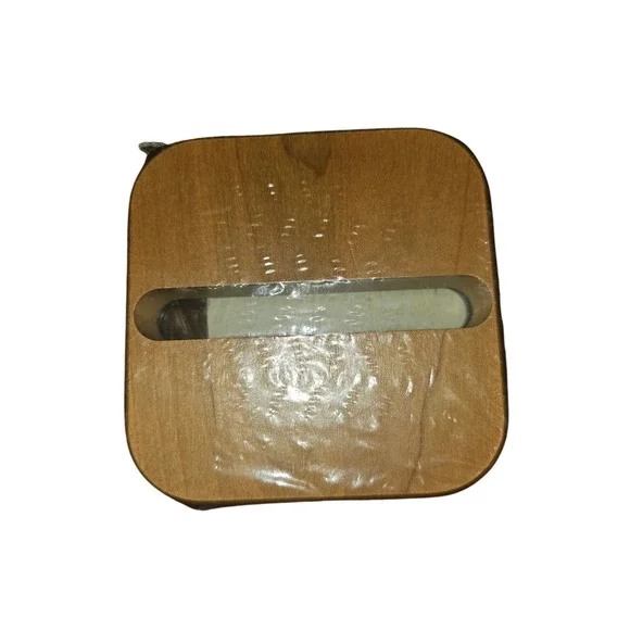 Longaberger Stuck on you Basket post it note woodcrafts lid Warm Brown new