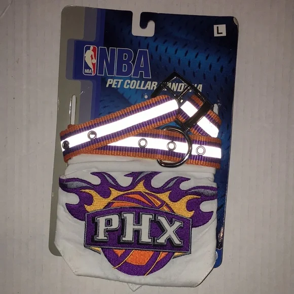 NBA Phoenix Suns Pet Collar - Orange, Purple, White - NWT