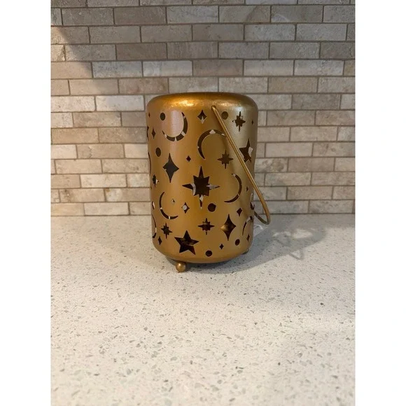Disney Aladdin Jasmine Lantern‎ Candle Holder Tea Light Gold NWT