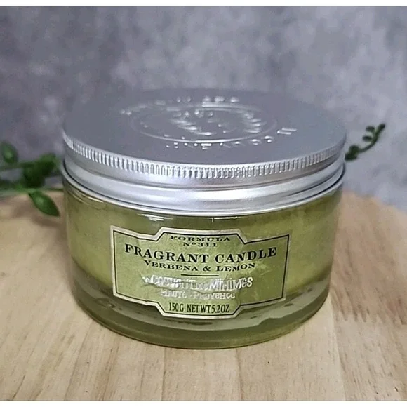 Le Couvent Des Minimes Verbena & Lemon No. 311 Fragrant Candle Glass‎ 5.2 Oz
