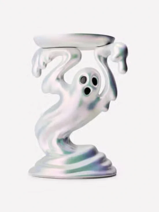 Bath & Body Works Drippy Ghost 3 wick pedestal candle holder NEW