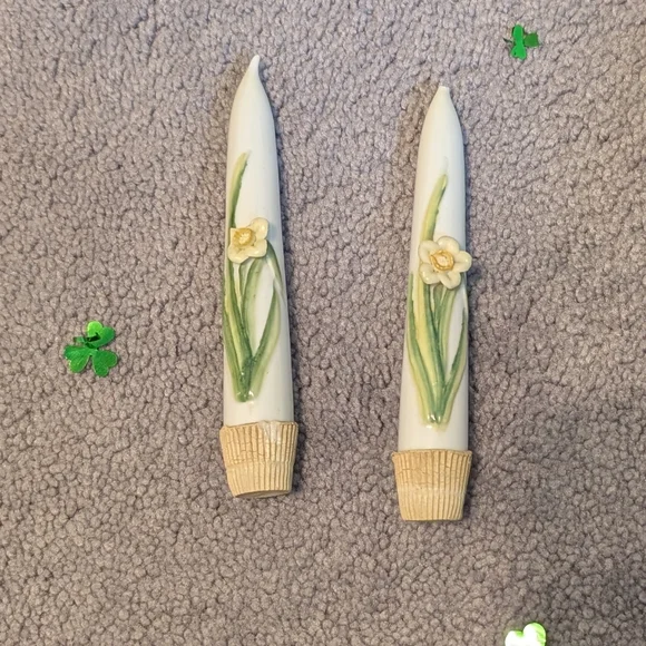 Bone China Japan Floral Candles