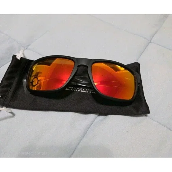 Blenders Canyon Polarized Sunglasses Black Red Strike New Without Box