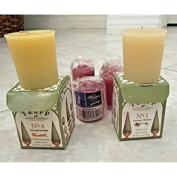 New 2 Trapp Private Garden Candles 2 Oz.‎ 4 masterpiece candle Deadstock