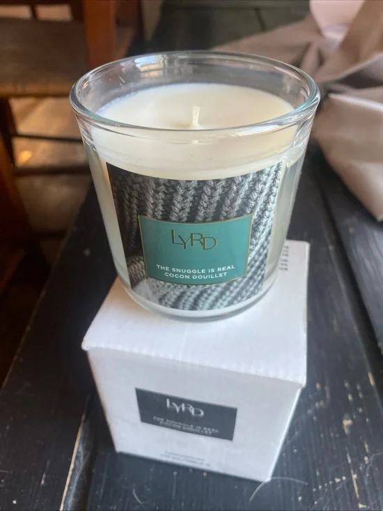 The Snuggle Is Real Scented Candle - White