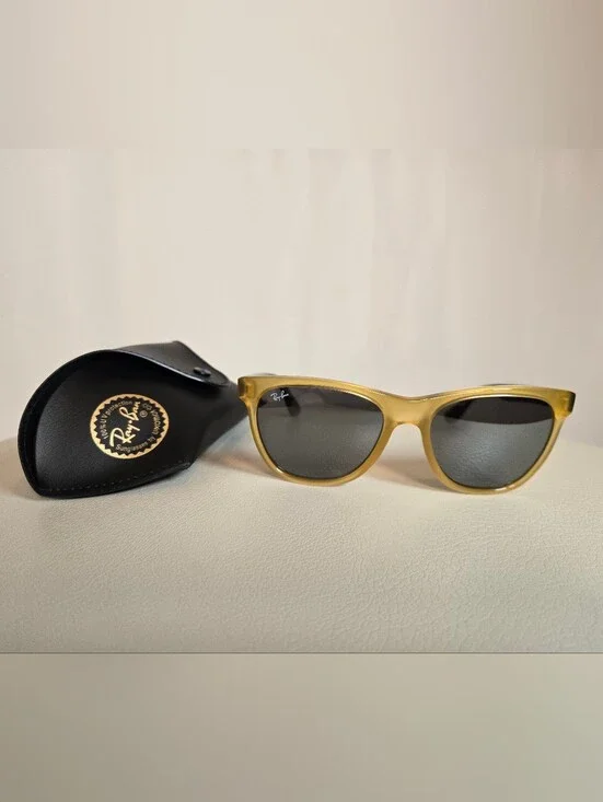 Ray-Ban RB4184 Sunglasses - Honey Frame with Mirror Lenses