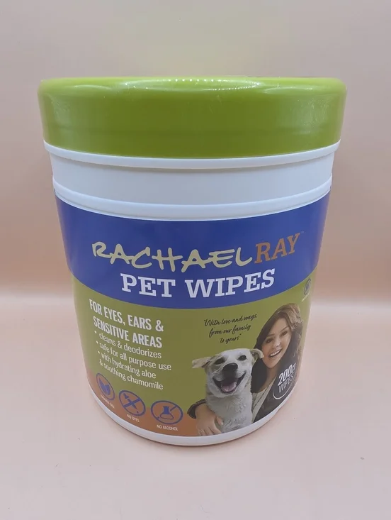 New- Rachel Ray Pet Wipes Large 200 Count