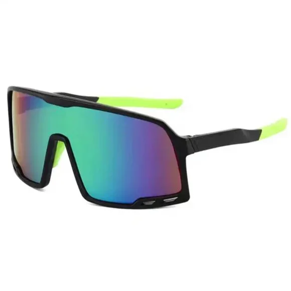 Sports Men Sunglasses Green Mirror Lens Fashion Style Reflective Lentes Humbres‎
