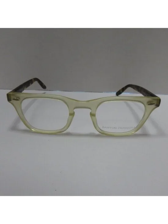 Barton Perreira Eyeglasses White Rectangular Rounded 47-24-149