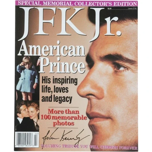JFK Jr American Prince Special Memorial Collectors Edition Magazine 100+ Photos