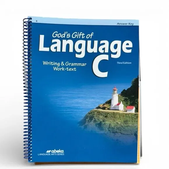 Abeka 6th Grade Language 6 God's Gift of Language C Activities Teacher Key