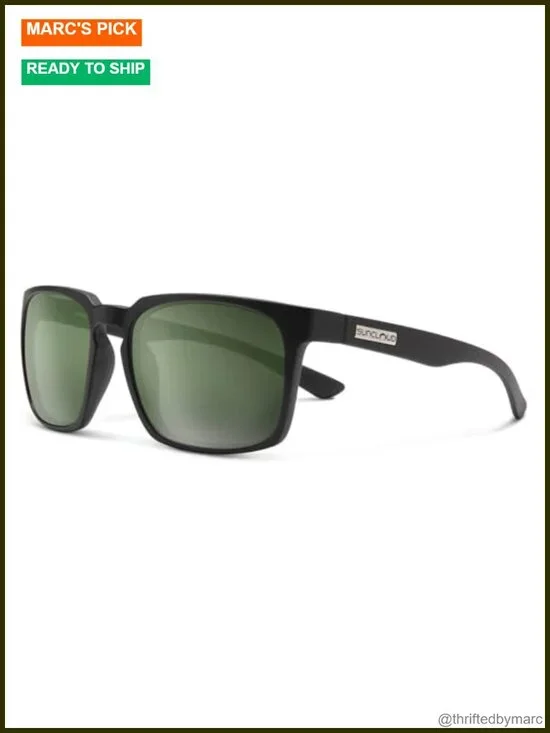 Polarized Sunglasses with Bio-Based Frame, UV Protection, Polycarbonate Lenses