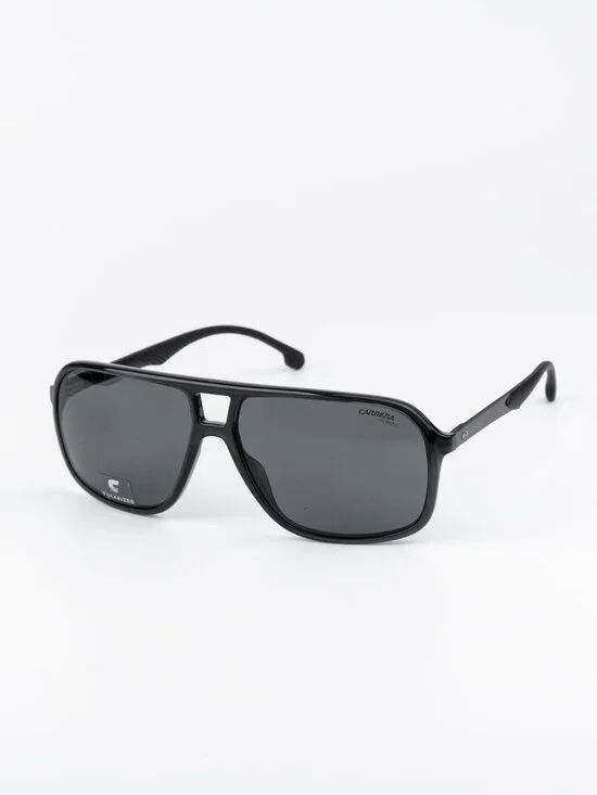 Carrera Men Sunglasses Grey Polarized Pilot Carrera 8035/S 0KB7/M9 NEW AUTHENTIC