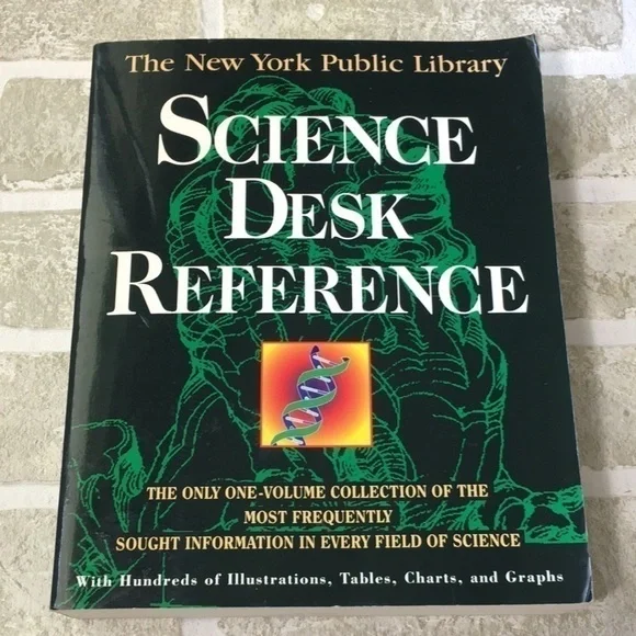 The New York Public Library Science Desk Reference Softcover Book 1995 Macmillan