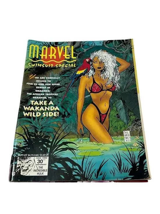MARVEL SWIMSUIT SPECIAL Magazine (1992) Marc Silvestri Jim Lee WAKANDA