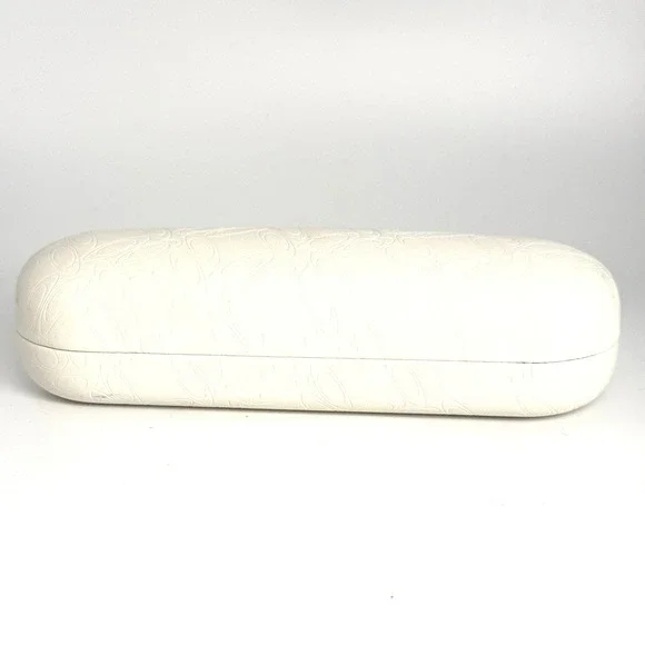 Oakley Sunglasses Hard Case White Embossed Logo Large Clamshell Eyewear‎