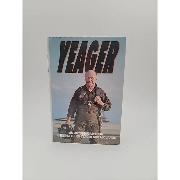 Chuck‎ Yeager Yeager An Autobiography Hardcover 1st Edition 1985 Aviation Good