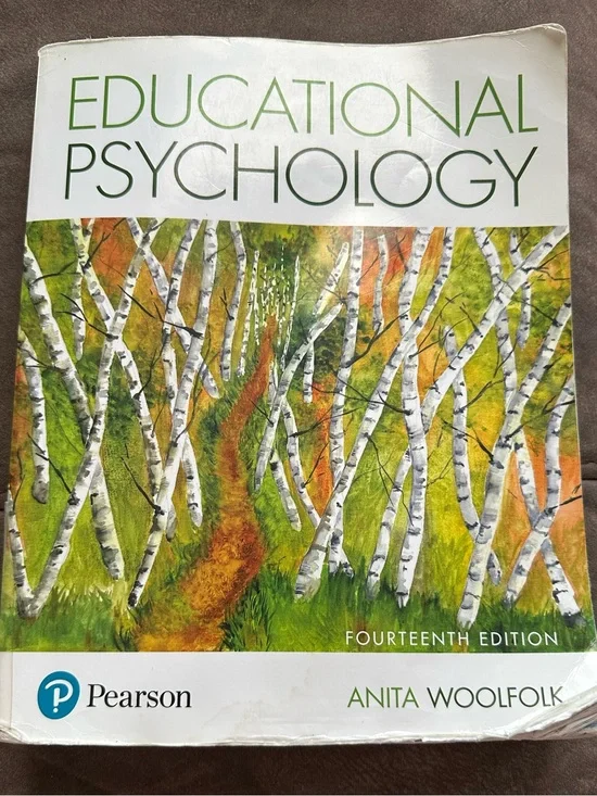 Pearson Educational Psychology Book — Green, White, Orange Cover