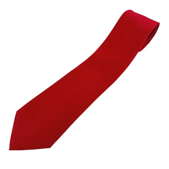 Donald Trump Silk Necktie Solid Red Presidential Seal Signature Collection 60