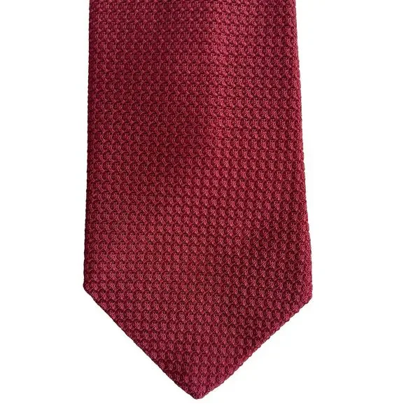 ROBERT TALBOTT Best of Class Men's Silk Tie USA Designer Geometric Red 59