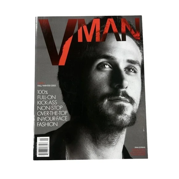 Vintage‎ VMAN Magazine Ryan Gosling Issue 5 Mens Luxury Collector Fashion 2005