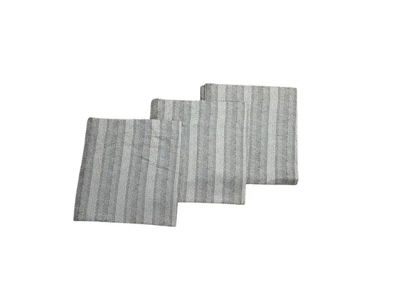 Set 3 Vintage JC Penney Curtains Panels Drapes Neutral Herringbone Print Lined