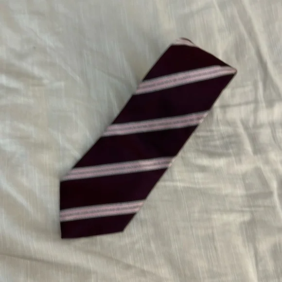 Ermenengildo Zegna Diagonal Stripe Silk Tie