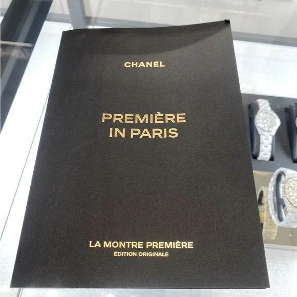 Chanel Black Watch Book Luxurious Minimalism