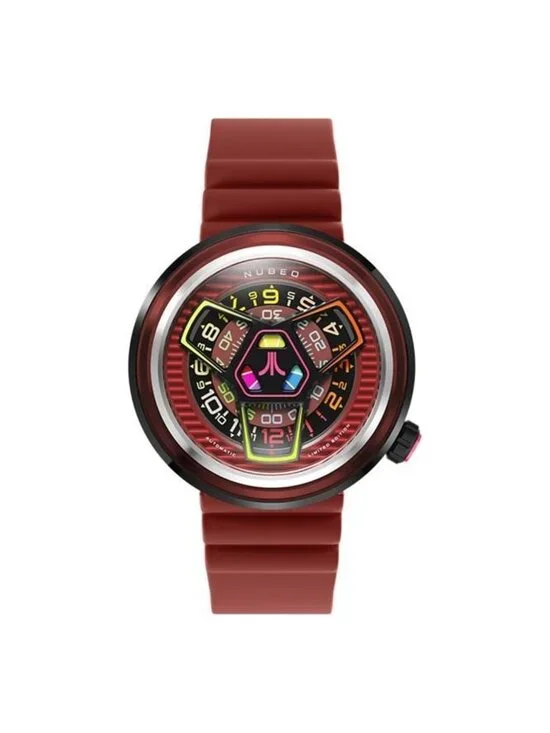NWT Nubeo Ventana Red Dial Men's Watch