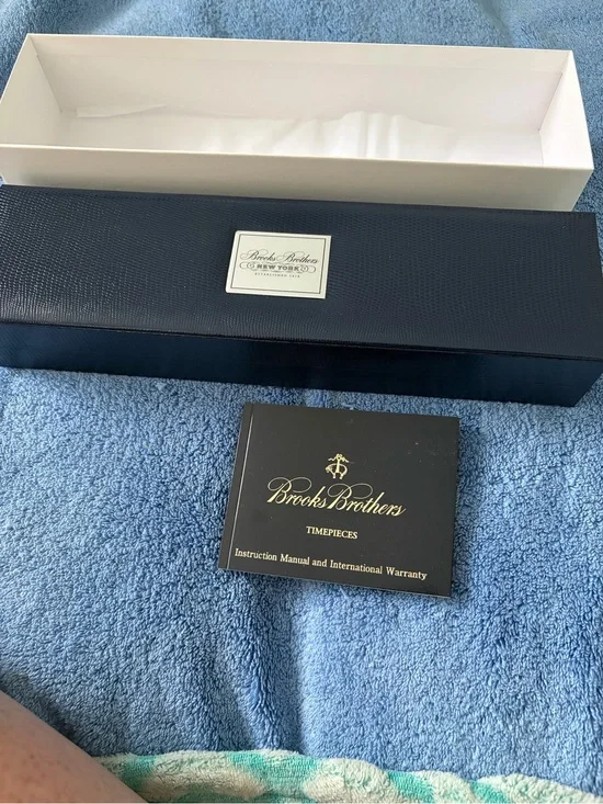 Brooks Brothers Alligator Skin Watch