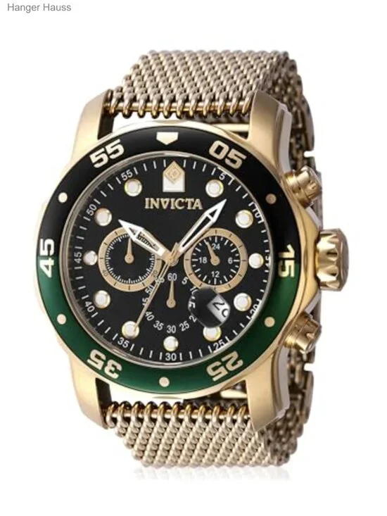 Stainless Steel Quartz Chronograph Wrist Watch